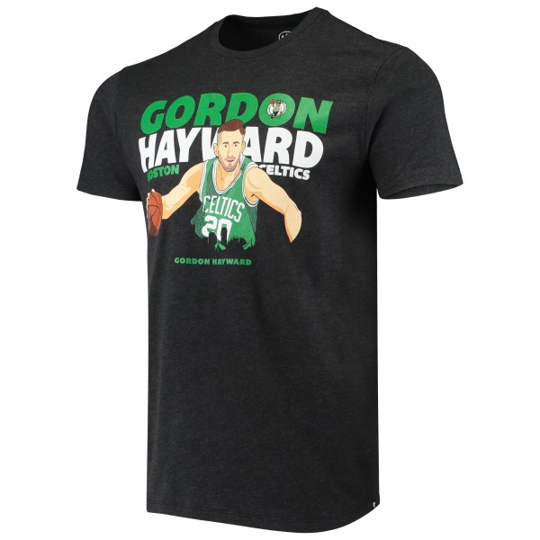 Футболка Gordon Hayward Boston Celtics Player Graphic - Heathered Black