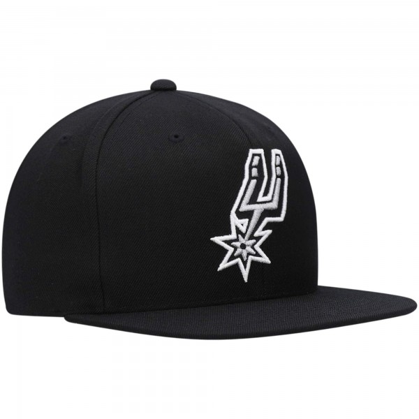 Бейсболка San Antonio Spurs Mitchell & Ness Team Ground - Black - официальный мерч NBA