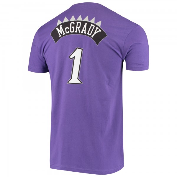Футболка Tracy McGrady Toronto Raptors Mitchell & Ness Hardwood Classics Stitch - Purple