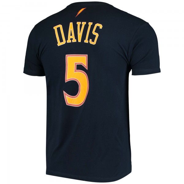Футболка Baron Davis Golden State Warriors Mitchell & Ness Hardwood Classics Stitch Name & Number - Navy