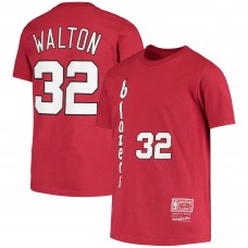 Детская футболка Bill Walton Portland Trail Blazers Hardwood Classics - Red