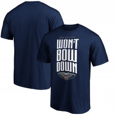 New Orleans Pelicans Won't Bow Down T-Shirt - Navy