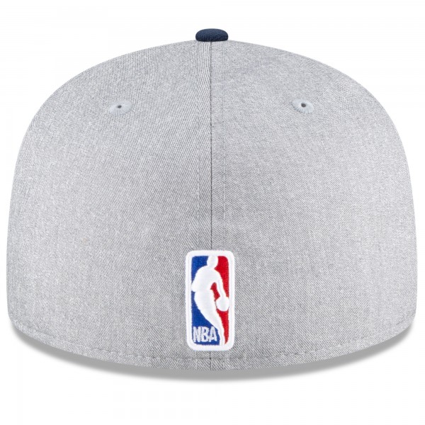 Бейсболка Washington Wizards New Era 2020 NBA Draft OTC 59FIFTY - Heather Gray/Navy - официальный мерч NBA