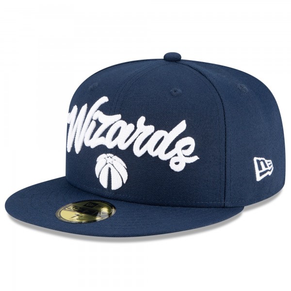 Бейсболка Washington Wizards New Era 2020 NBA Draft OTC 59FIFTY - Navy - официальный мерч NBA