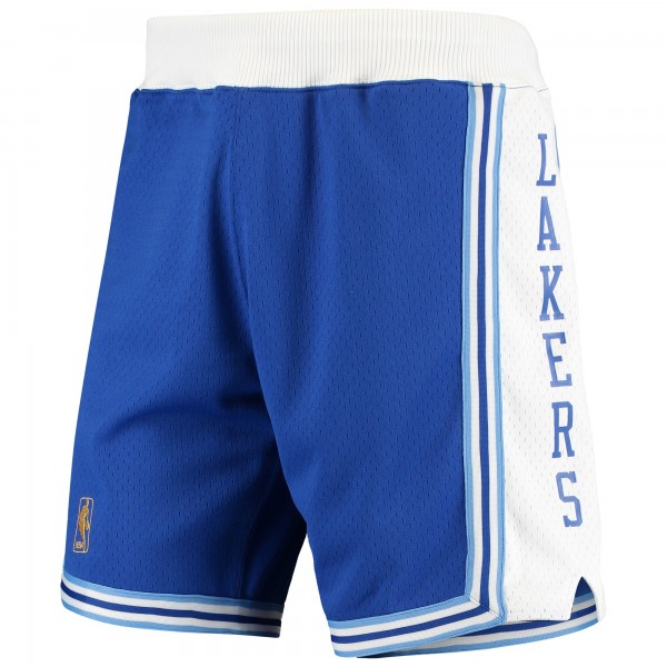 Шорты Los Angeles Lakers Mitchell & Ness 2009/2010 Hardwood Classics Authentic - Blue/White