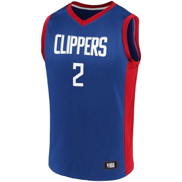 Игровая форма  Mens Kawhi Leonard Royal/Red LA Clippers Replica