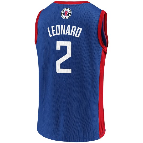 Игровая форма  Mens Kawhi Leonard Royal/Red LA Clippers Replica