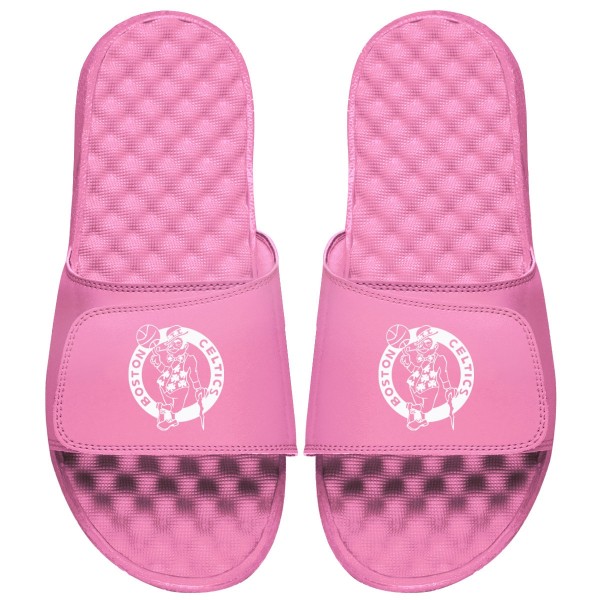 Детские шлепки Boston Celtics ISlide Primary Logo - Pink