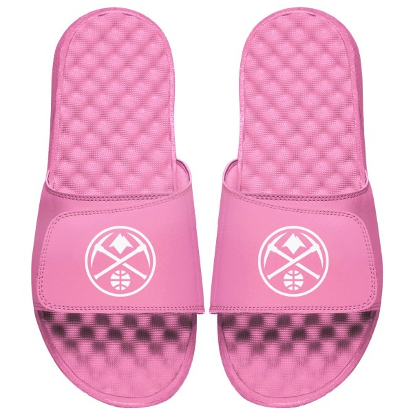 Детские шлепки Denver Nuggets ISlide Primary Logo - Pink