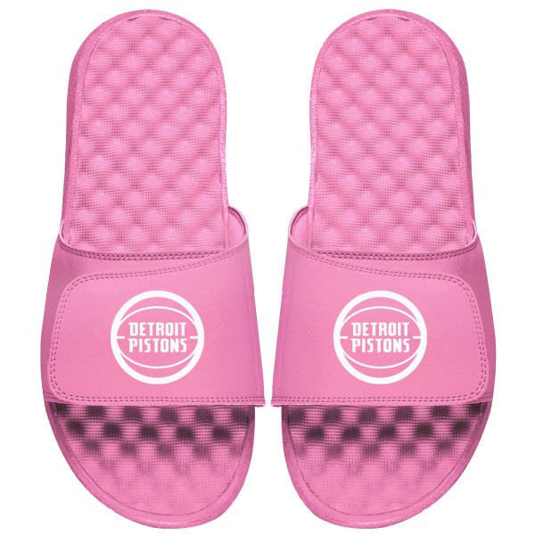Детские шлепки Detroit Pistons ISlide Primary Logo - Pink