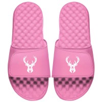 Детские шлепки Milwaukee Bucks ISlide Primary Logo - Pink