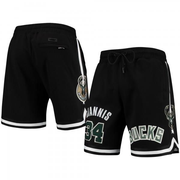 Шорты Giannis Antetokounmpo Milwaukee Bucks Pro Standard - Black - спортивная одежда НБА
