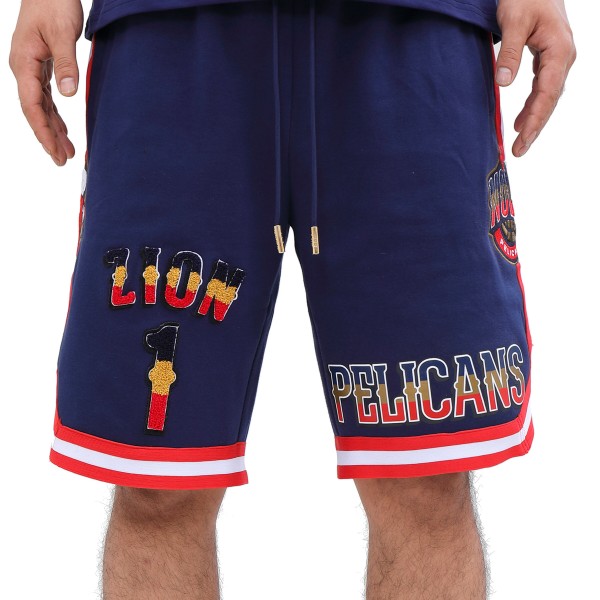 Шорты Zion Williamson New Orleans Pelicans Pro Standard - Navy - спортивная одежда НБА