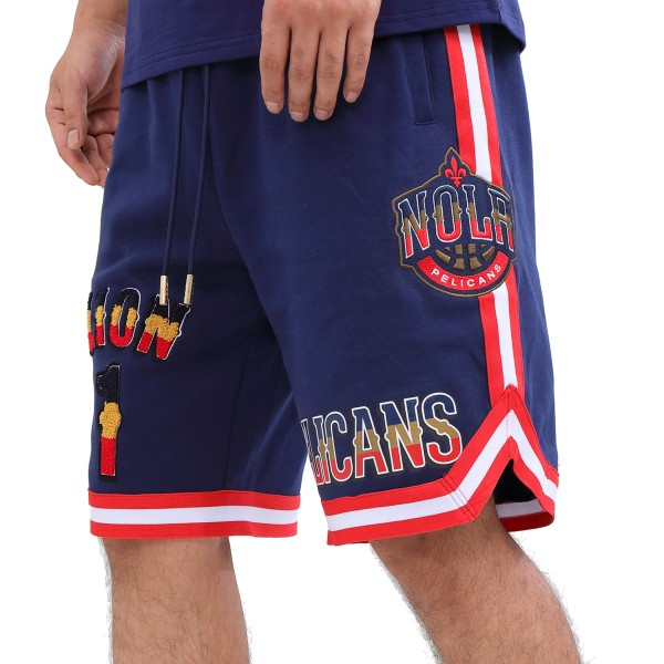 Шорты Zion Williamson New Orleans Pelicans Pro Standard - Navy - спортивная одежда НБА