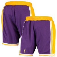 Шорты Los Angeles Lakers Mitchell & Ness 1996-1997 Hardwood Classics Throwback Authentic - Purple