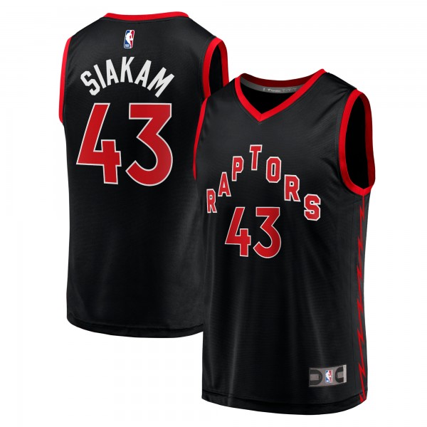 Детская игровая майка Pascal Siakam Toronto Raptors 2020/21 Fast Break - Black - Statement Edition - баскетбольная джерси NBA