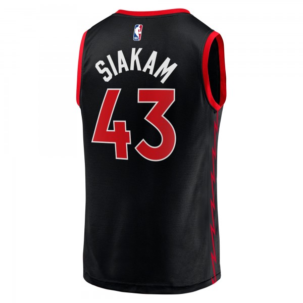 Детская игровая майка Pascal Siakam Toronto Raptors 2020/21 Fast Break - Black - Statement Edition - баскетбольная джерси NBA
