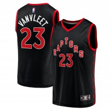 Игровая форма  Fred VanVleet Toronto Raptors Youth 2020/21 Fast Break Player - Black - Statement Edition