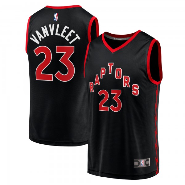 Игровая форма  Fred VanVleet Toronto Raptors Youth 2020/21 Fast Break Player - Black - Statement Edition