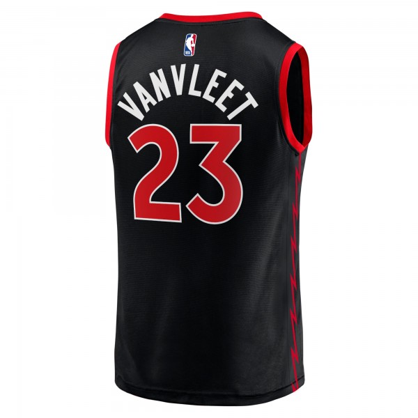 Игровая форма  Fred VanVleet Toronto Raptors Youth 2020/21 Fast Break Player - Black - Statement Edition