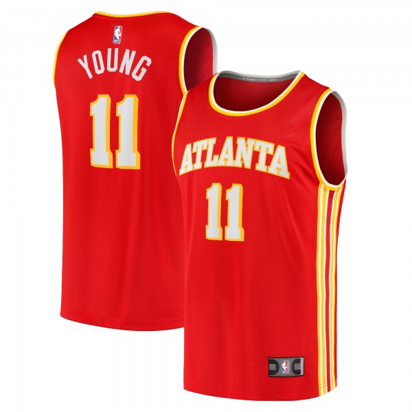 Игровая майка Trae Young Atlanta Hawks 2020/21 Fast Break - Icon Edition - Red - оригинальная джерси НБА