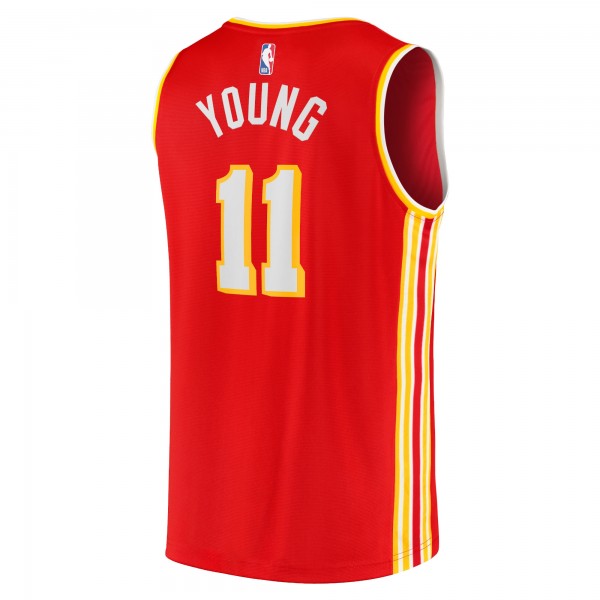 Игровая майка Trae Young Atlanta Hawks 2020/21 Fast Break - Icon Edition - Red - оригинальная джерси НБА