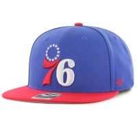 Бейсболка Philadelphia 76ers 47 Two-Tone No Shot Captain - Royal/Red