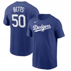 Los Angeles Dodgers Mookie Betts Nike Royal Name & Number T-Shirt