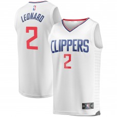 Игровая форма  Kawhi Leonard LA Clippers Youth 2020/21 Fast Break Player - White - Association Edition