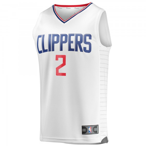 Игровая форма  Kawhi Leonard LA Clippers Youth 2020/21 Fast Break Player - White - Association Edition