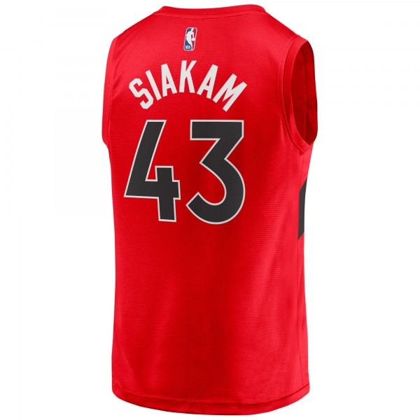 Детская игровая майка Pascal Siakam Toronto Raptors 2020/21 Fast Break - Red - Icon Edition - баскетбольная джерси NBA