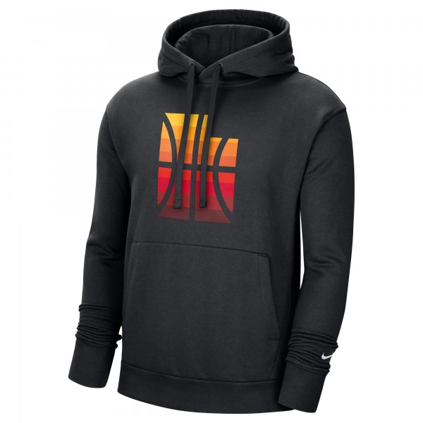 Толстовка Utah Jazz Nike 2020/21 City Edition Essential Logo Fleece - Black