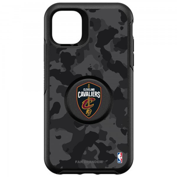 Чехол на телефон Cleveland Cavaliers OtterBox Otter + PopSocket Symmetry Urban Camo iPhone