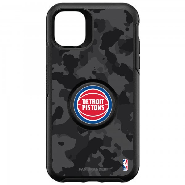 Чехол на телефон Detroit Pistons OtterBox Otter + PopSocket Symmetry Urban Camo iPhone