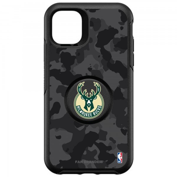 Чехол на iPhone с попсокетом Milwaukee Bucks OtterBox
