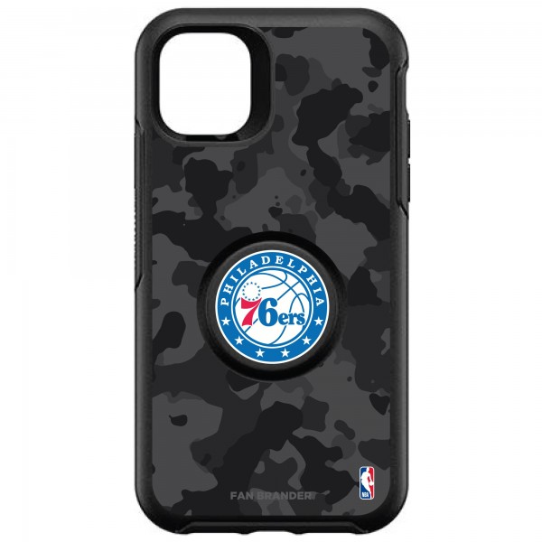 Чехол на iPhone с попсокетом Philadelphia 76ers OtterBox