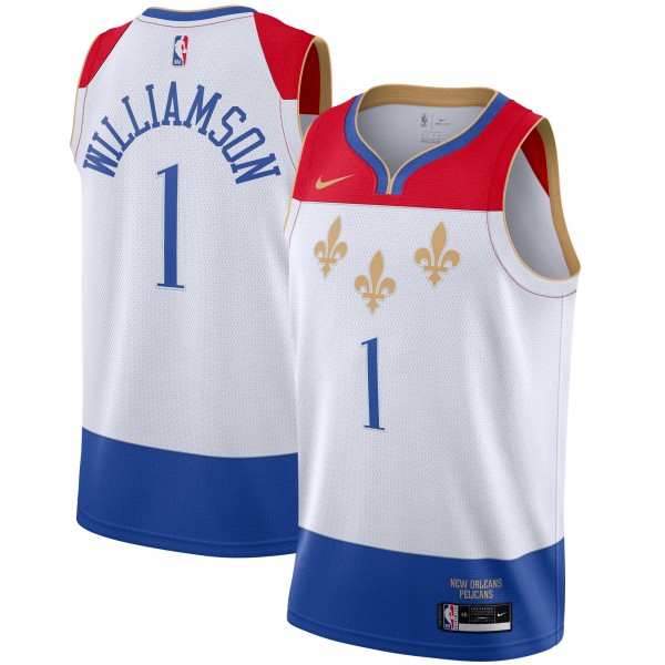 Игровая майка Zion Williamson New Orleans Pelicans Nike 2020/21 Swingman White - City Edition - оригинальная джерси НБА