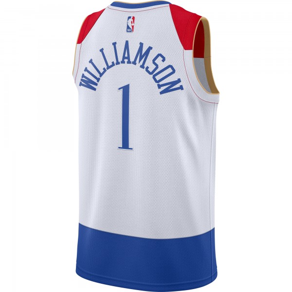 Игровая майка Zion Williamson New Orleans Pelicans Nike 2020/21 Swingman White - City Edition - оригинальная джерси НБА