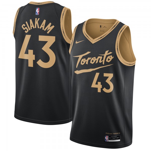 Игровая майка Pascal Siakam Toronto Raptors Nike 2020/21 Swingman Black - City Edition - оригинальная джерси НБА