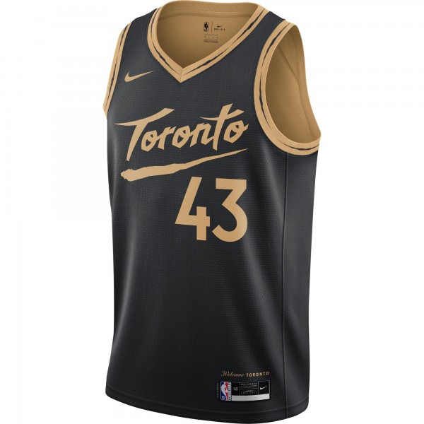 Игровая майка Pascal Siakam Toronto Raptors Nike 2020/21 Swingman Black - City Edition - оригинальная джерси НБА