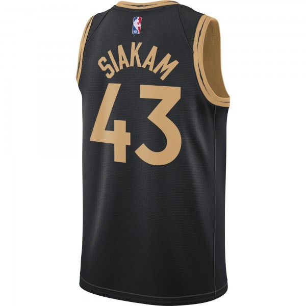 Игровая майка Pascal Siakam Toronto Raptors Nike 2020/21 Swingman Black - City Edition - оригинальная джерси НБА