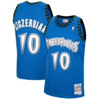 Игровая джерси Wally Szczerbiak Minnesota Timberwolves Mitchell & Ness 2001/02 Hardwood Classics Swingman - Blue