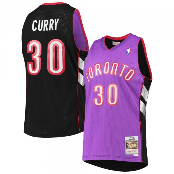Игровая майка Dell Curry Toronto Raptors Mitchell & Ness 1999/00 Hardwood Classics Swingman - Purple - оригинальная джерси НБА