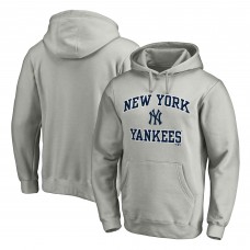 Толстовка New York Yankees Fanatics MTO Label Heather Gray Heart & Soul