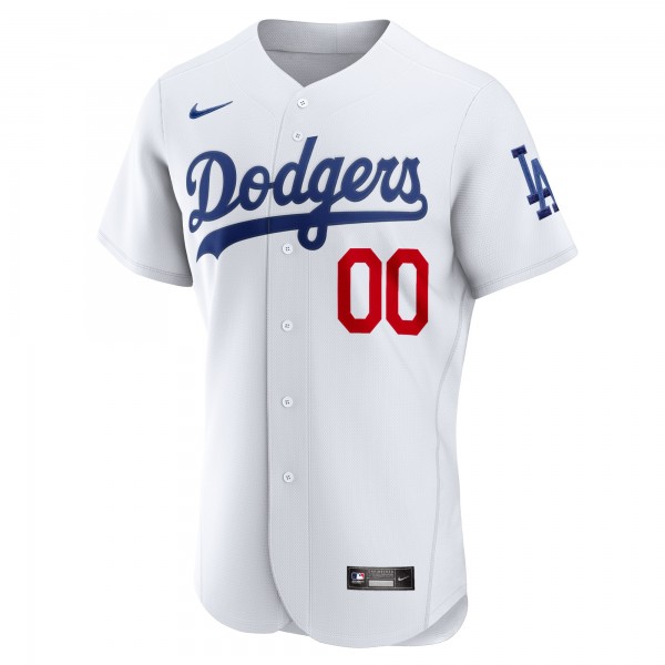Игровая форма  Los Angeles Dodgers Nike Home Authentic Custom Patch - White