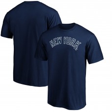 New York Yankees Navy Official Wordmark Team T-Shirt