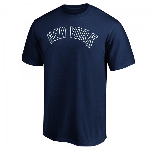 New York Yankees Navy Official Wordmark Team T-Shirt