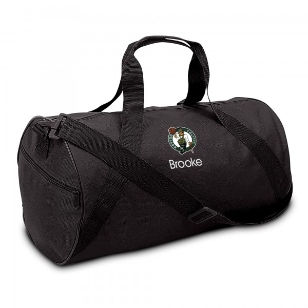Boston Celtics Youth Personalized Duffel Bag - Black