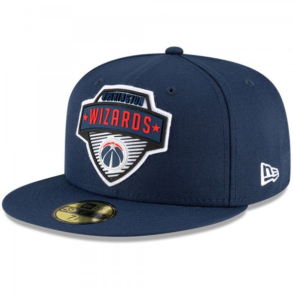 Бейсболка Washington Wizards New Era 2020 Tip Off 59FIFTY - Navy - официальный мерч NBA