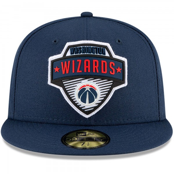 Бейсболка Washington Wizards New Era 2020 Tip Off 59FIFTY - Navy - официальный мерч NBA